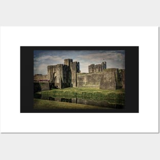 The Gatehouse At Caerphilly Castle Posters and Art